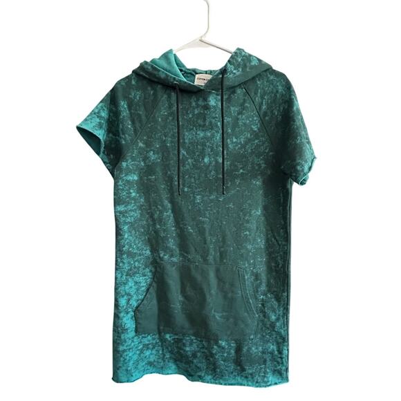 green maxi dress with flowers WEDTREND Women Green Large Flower Maxi Dress with Short Sleeves A Line V  Neck Chiffon Bridesmaid Dress main image 0